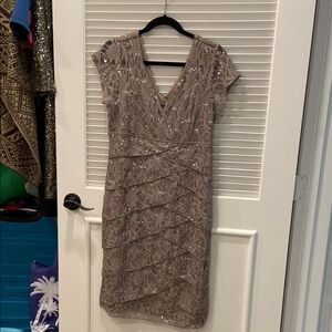 Women’s dress taupe. Never worn.